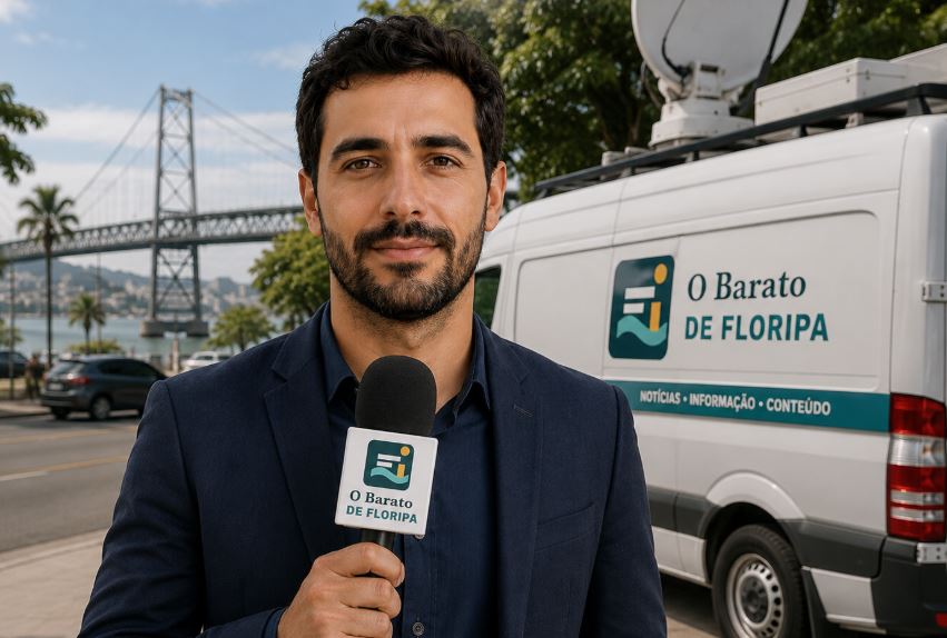Repórter do O Barato de Floripa em pauta jornalística